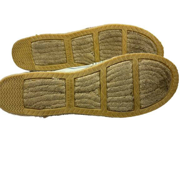 Sperry Katama Top Sider Womens Size 9.5 Green Blue Pink Stripped Espadrilles - Picture 4 of 8